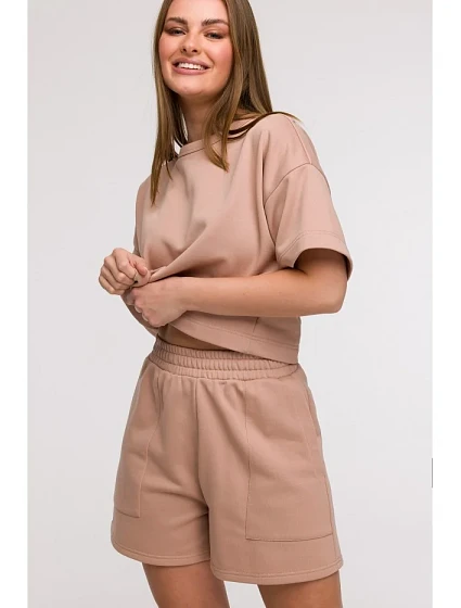 model 21047245 Šortky s kapsami mocca - BeWear