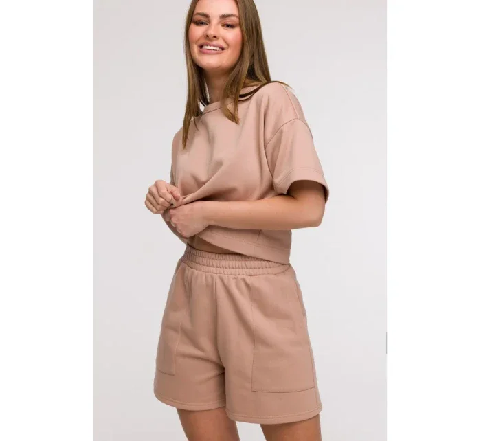 model 21047245 Šortky s kapsami mocca - BeWear model 21047245 Šortky s kapsami mocca - BeWear