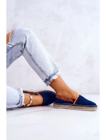 Dámské espadrilky Slip-on Big Star - tmavě modré Dámské espadrilky Slip-on Big Star - tmavě modré
