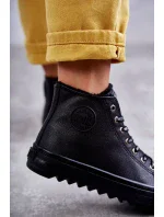 Dámské Tenisky Big Star Vysoké Zateplené Černé EE274110 Dámské Tenisky Big Star Vysoké Zateplené Černé EE274110