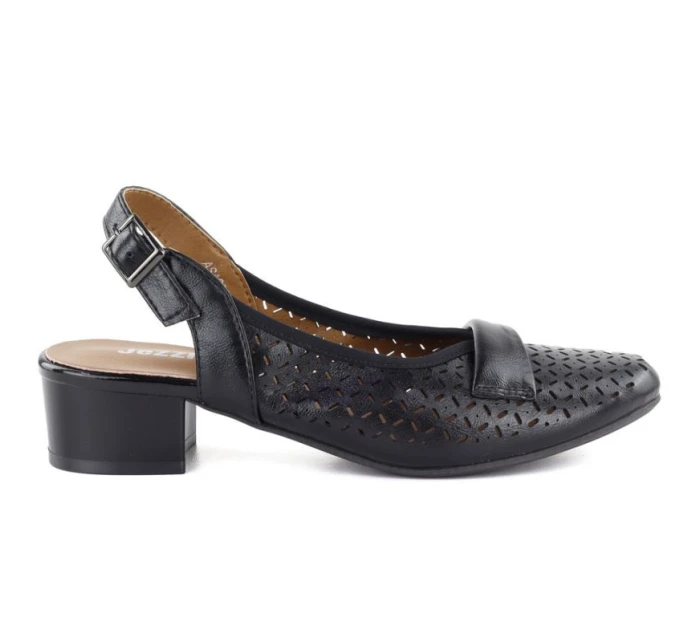 damskie z paskiem czarne model 22034178 - JEZZI