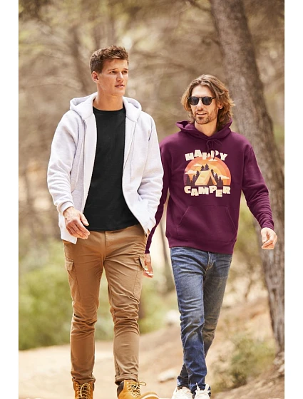 Premium Hooded Sweat Jacket Mikina s kapucí model 22454827 red - Fruit of the Loom Premium Hooded Sweat Jacket Mikina s kapucí model 22454827 red - Fruit of the Loom
