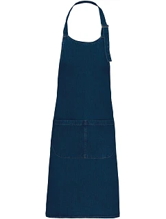Kariban K 885 Zástěra s laclem 20.K885 denim