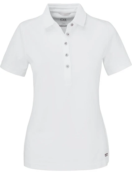 Cutter & Buck Advantage Polo Women Dámské piqué polo 68.4419 white Cutter & Buck Advantage Polo Women Dámské piqué polo 68.4419 white