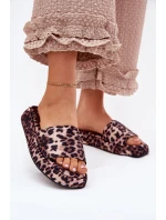 Dámské Pantofle Na Platformě Panterka Dovasse Dámské Pantofle Na Platformě Panterka Dovasse