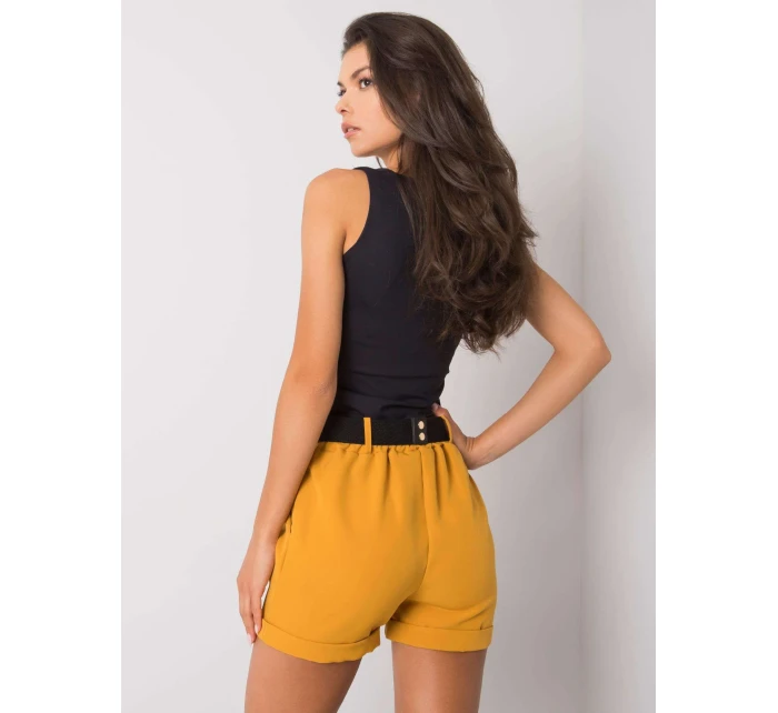 DHJ SN 13186 šortky.03P tmavě žlutá