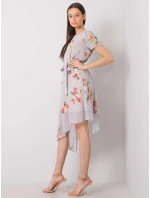 Sukienka LK SK model 21258842 jasny szary - FPrice Sukienka LK SK model 21258842 jasny szary - FPrice