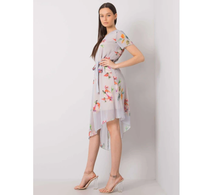 Sukienka LK SK model 21258842 jasny szary - FPrice Sukienka LK SK model 21258842 jasny szary - FPrice