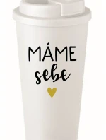MÁME SEBE - bílý termohrnek 475 ml