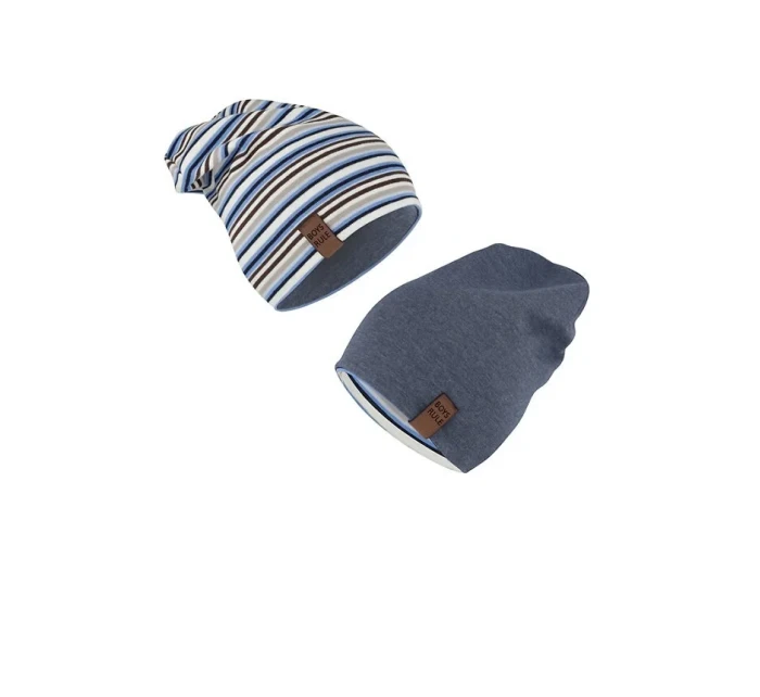 AJS 50-086 oboustranná dětská čepice