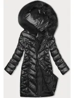 Černá prošívaná dámská zimní bunda model 21246943 - J.STYLE