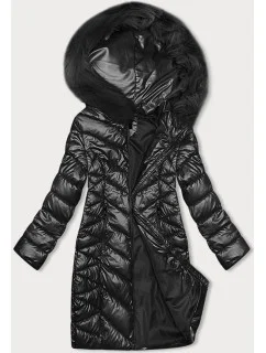 Černá prošívaná dámská zimní bunda model 21246943 - J.STYLE