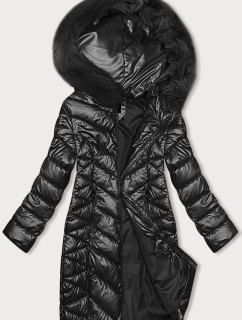 Černá prošívaná dámská zimní bunda J Style (16M9100-392)