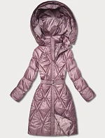 Prošívaný přechodný kabát s kapucí Goodlookin pink (Y3-9215-52)