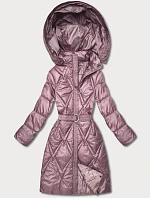 Prošívaný přechodný kabát s kapucí Goodlookin pink (Y3-9215-52)