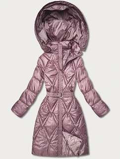 Prošívaný přechodný kabát s kapucí Goodlookin pink (Y3-9215-52)