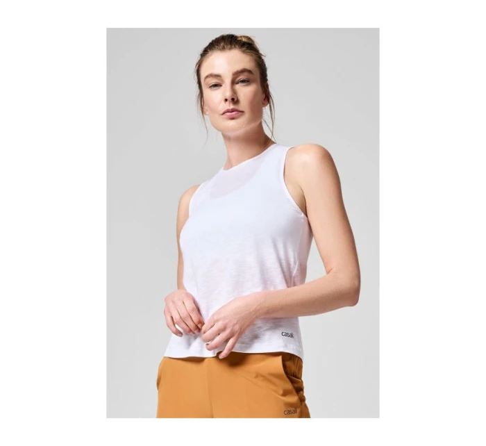 CASALL Soft Texture Tank bílé tréninkové tričko CASALL Soft Texture Tank bílé tréninkové tričko