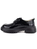 Dámské kožené polobotky ve stylu černé, Artiker model 22367810 Dámské kožené polobotky ve stylu černé, Artiker model 22367810