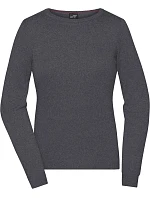 JN Dámský svetr s kulatým výstřihem 02. anthracite melange model 22538460 - Daiber JN Dámský svetr s kulatým výstřihem 02. anthracite melange model 22538460 - Daiber