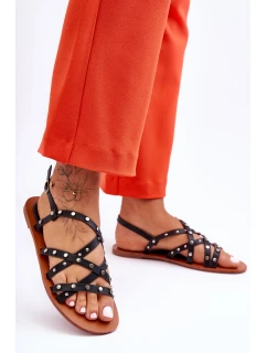 Dámské Sandály S Ozdobami Černá model 21627741 - Boto