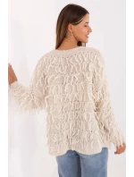 Svetr na zapínání model 217058 Rue Paris Svetr na zapínání model 217058 Rue Paris