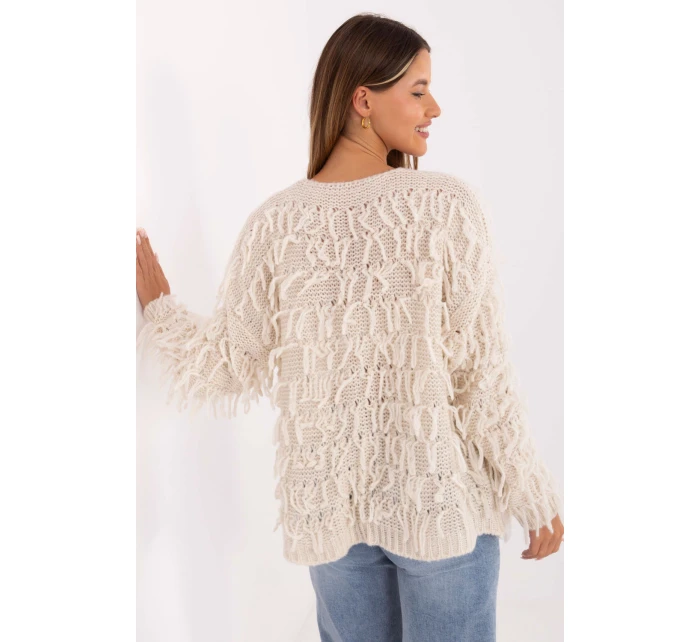 Svetr na zapínání model 217058 Rue Paris Svetr na zapínání model 217058 Rue Paris