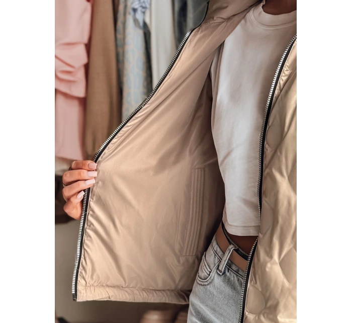 Dámská dvoucestná přechodná bunda SYLVIAN béžová FashionStreet TY4863