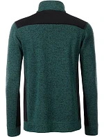 JN Pánská pracovní bunda pletený fleece Strong 02.0 dark green melange/black model 22492801 - Daiber JN Pánská pracovní bunda pletený fleece Strong 02.0 dark green melange/black model 22492801 - Daiber