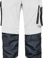 Daiber JN 1832 (42-60) Pracovní kalhoty "Modern Style" - Strong 02.132M white/carbon