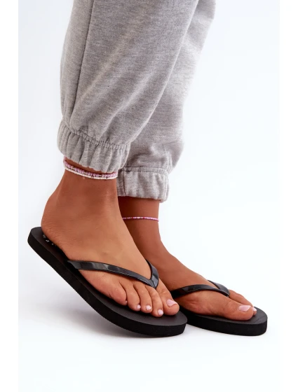 Dámské Žabky Černé model 21664738 - 4F Dámské Žabky Černé model 21664738 - 4F