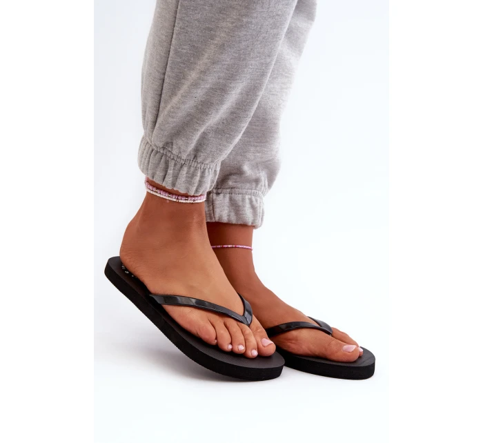 Dámské Žabky Černé model 21664738 - 4F Dámské Žabky Černé model 21664738 - 4F