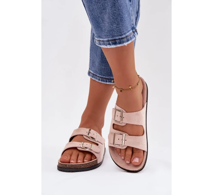 Dámské žabky Světle růžové model 21908455 - Boto