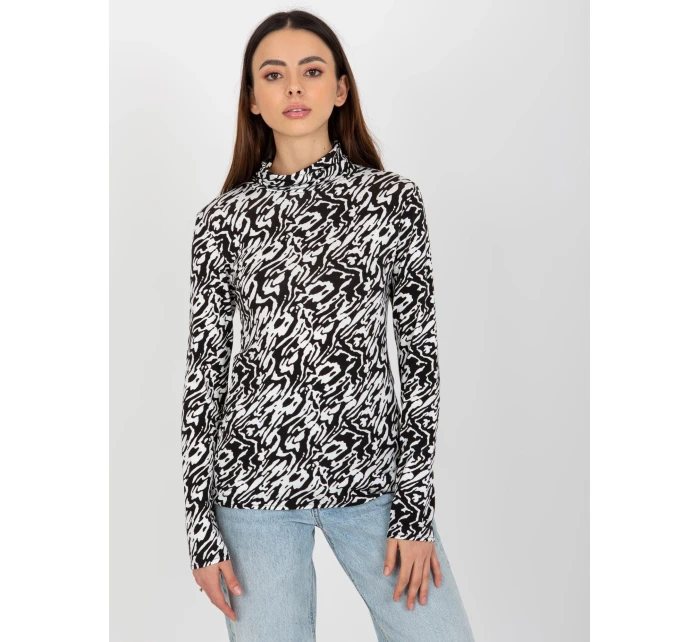 Dámská halenka LK BZ 509197 1.51P bílá a černá - FPrice