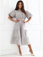 Sukienka MI SK 92950.81 ciemny bezowy Sukienka MI SK 92950.81 ciemny bezowy