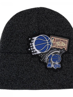 Pánská čepice Orlando Magic NBA Logo HCFK4341 Tmavě šedá s černou vzor - Mitchell & Ness