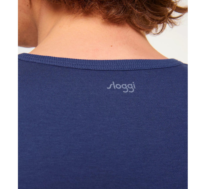 Pánské tričko GO Shirt VNeck Regular Fit  DENIM modrá  model 18054492 - Sloggi