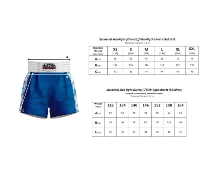 Lehké tréninkové šortky model 21352384 - Masters
