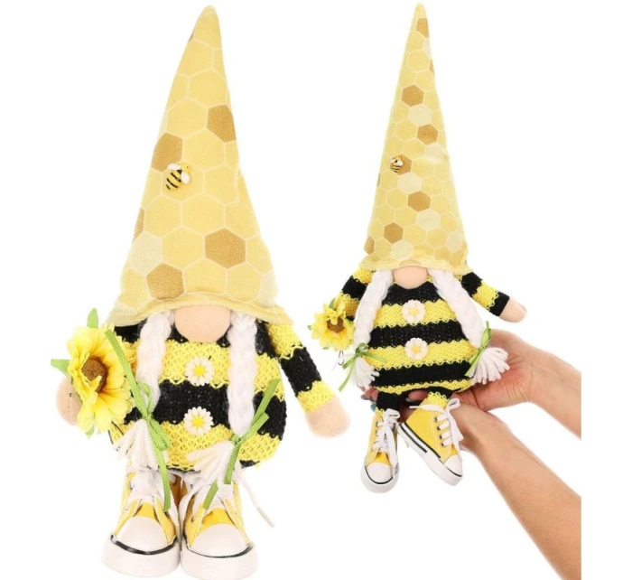 GHOST GNOM BABY 25CM IN TRAMPS SPRING DECORATION dětské