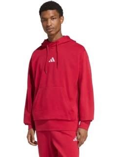 Pánská mikina adidas Essentials Feelcozy Hoodie červená KC0907 pánské