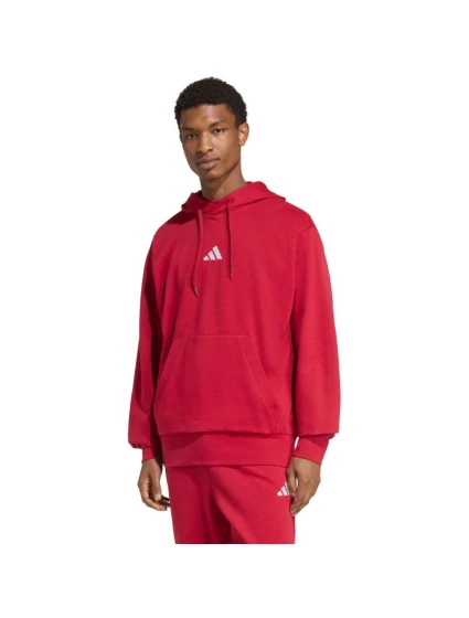 Pánská mikina adidas Essentials Hoodie červená pánské model 21858376