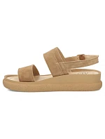Dámské kožené sandály na podpatku model 22158391 - FILIPPO