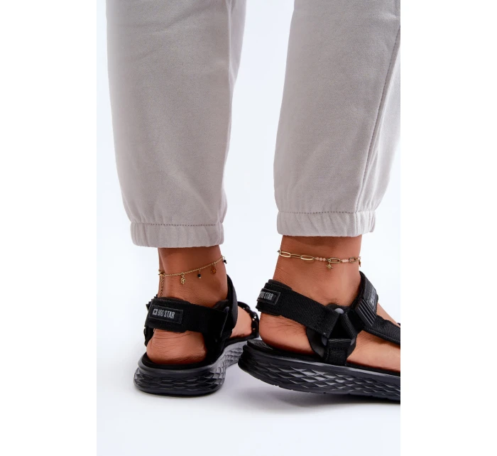 Dámské Sandály Big Star černé FF274A600 Dámské Sandály Big Star černé FF274A600