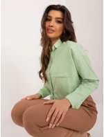 Koszula BP KS model 19676010 pistacjowy - FPrice