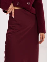 Spódnica MI SD model 21736725 bordowy - FPrice Spódnica MI SD model 21736725 bordowy - FPrice