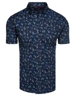 Pánská tmavě modrá košile s krátkým rukávem Dstreet model 21989535 - FashionStreet