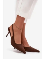 Lodičky s odhalenými čokoládové model 21715413 - Boto Lodičky s odhalenými čokoládové model 21715413 - Boto