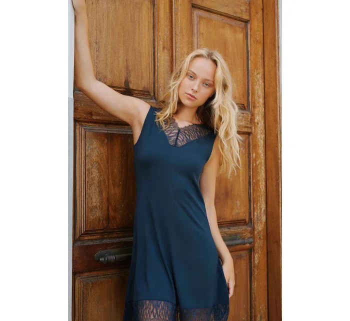 Dámská noční košile Lutecia 18182 tmavě modrá - Vamp