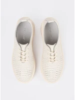 Praktické dámské Jasnobeżowy polobotky platforma Praktické dámské Jasnobeżowy polobotky platforma