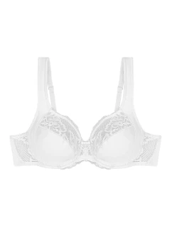 Dámská podprsenka Modern Lace+Cotton W02 - WHITE - bílá 0003 - TRIUMPH
