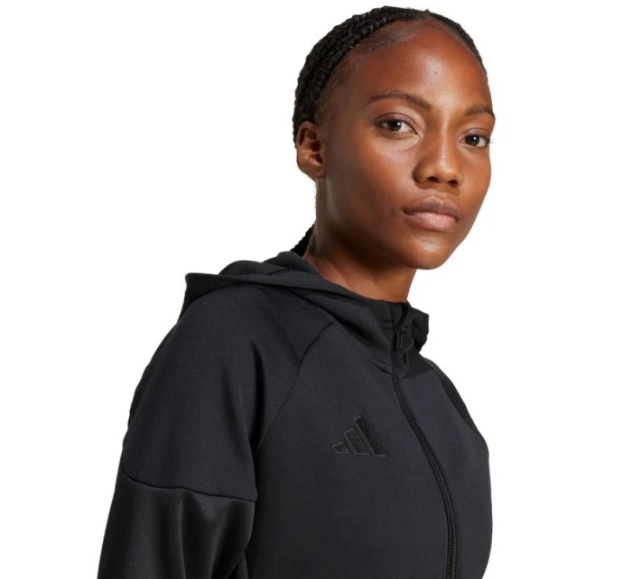 Dámská mikina adidas Tiro 25 Hoodie Full-Zip černá JD9079